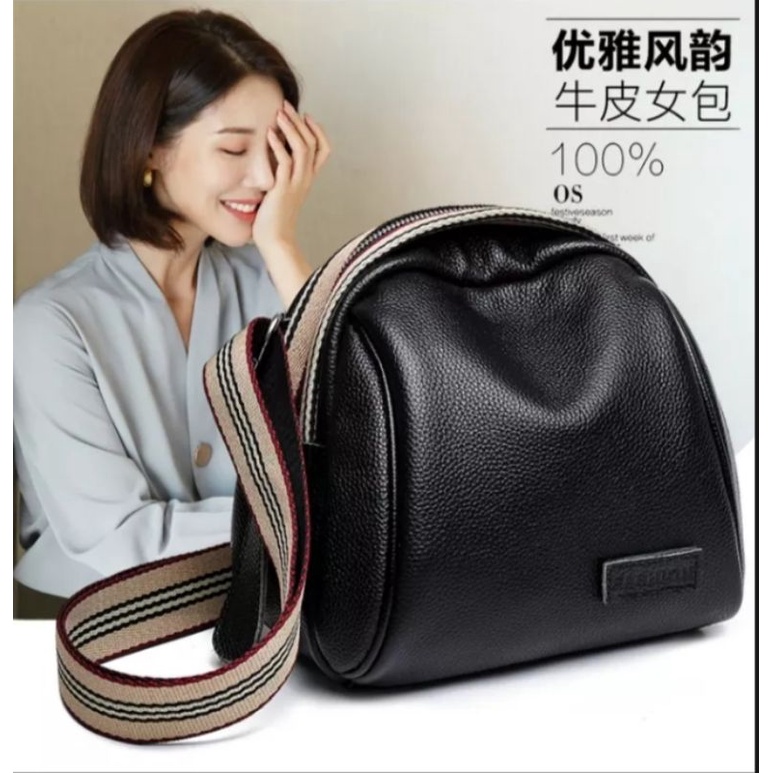 TAS SELEMPANG OVAL TERBARU/ TAS OVAL MODEL KOREA/ TAS TERLARIS TAHUN 2021