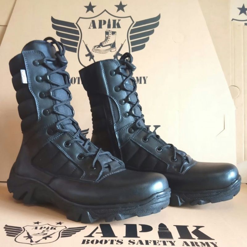 SEPATU Pdl PASKHAS Apik Kulit Asli SEPATU PDL PASKHAS TNI AU SEPATU BOOTS