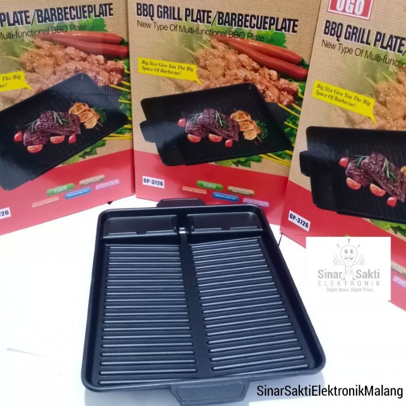 Grill Pan Bbq Korean Alat Pemanggang Yakiniku Panggangan Daging Korea