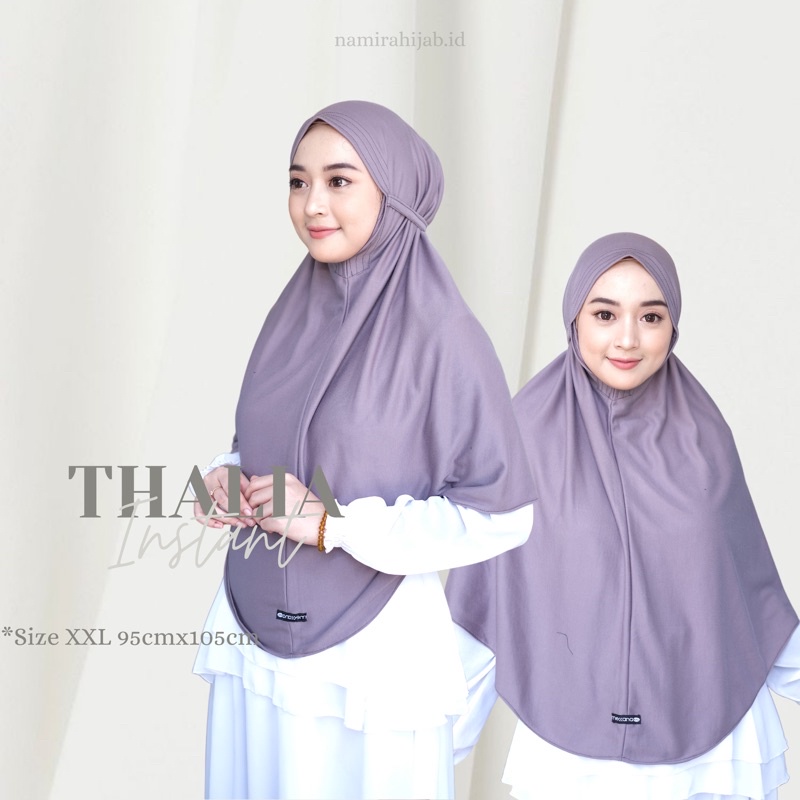 Thalia Instan Size XXL - Bergo Kaos Tali