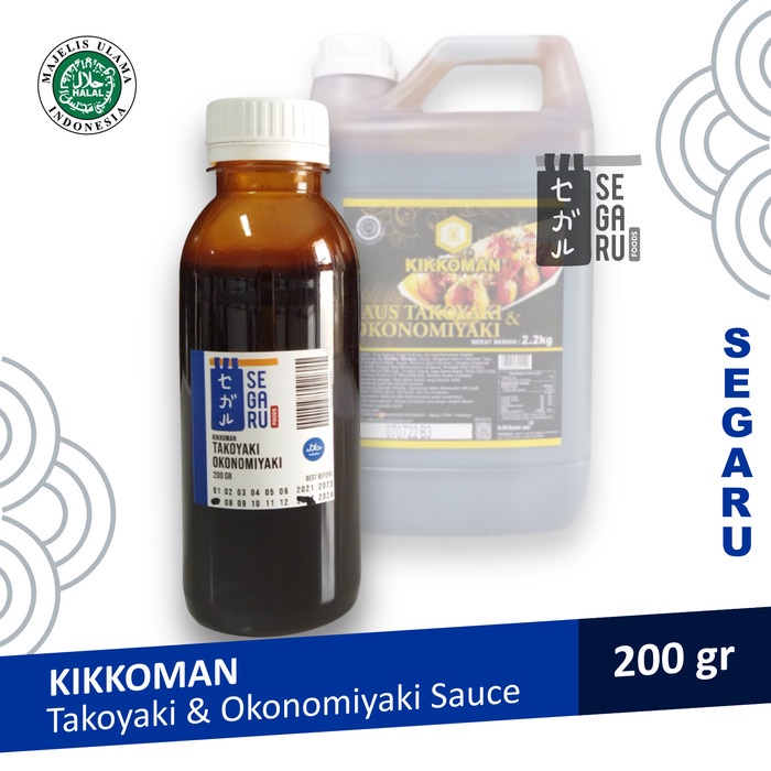 

SAUS-DRESSING- KIKKOMAN SAUS TAKOYAKI OKONOMIYAKI HALAL 200 GRAM -SAUS-DRESSING.