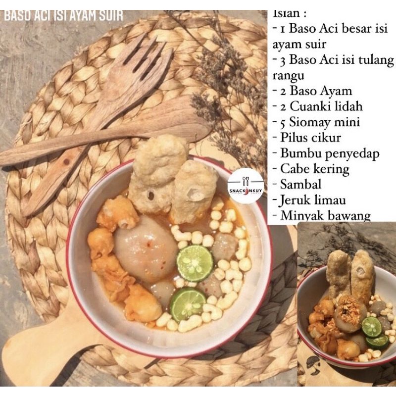 

Baso Aci Isi Ayam suir
