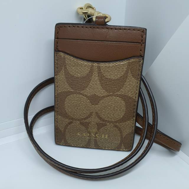 

Coach lanyard card holder