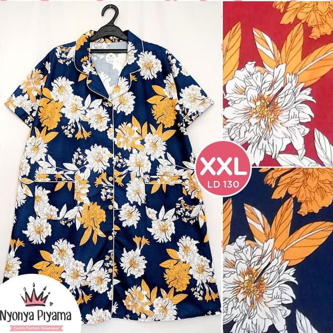 Daster Xxl Super Jumbo Ld 130 Dewasa Baju Tidur Katun 13 Bahan Daster Adem