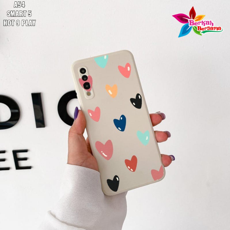 SS079 Case For OPPO A15 A15S A16 A37 NEO 9 A57 A39 A71 A83  A9 A5 A52 A92 A53 A33 A54 A74 A95 A31 A8 2020 A93 A53 2015 Heart Flower Softcase Casing Hp BB5798
