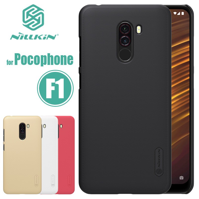 Hard Case Nillkin Xiaomi Pocophone F1 Original Free Anti Gores