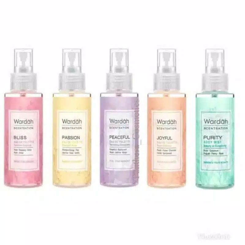 Wardah Body Mist 100ml Ready stok