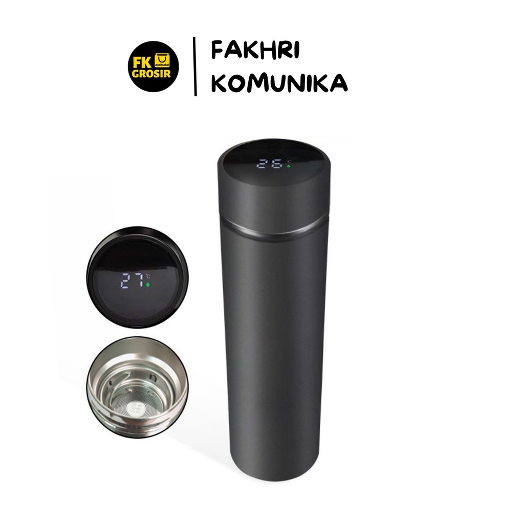 Termos Air Panas 500ml Thermos Suhu Display LED- Tumbler LED