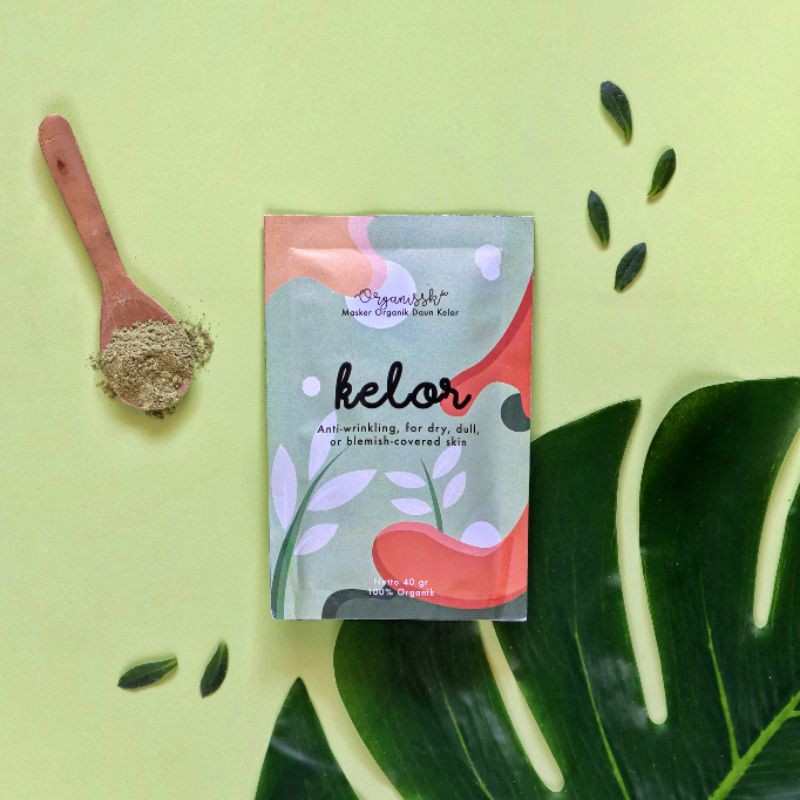 MASKER DAUN KELOR MASKER WAJAH ALAMI ORGANIK 100%