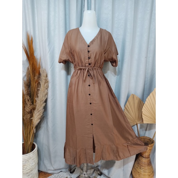 DASTER BALI SENORITA PANJANG BUSUI FRIENDLY-BROWN
