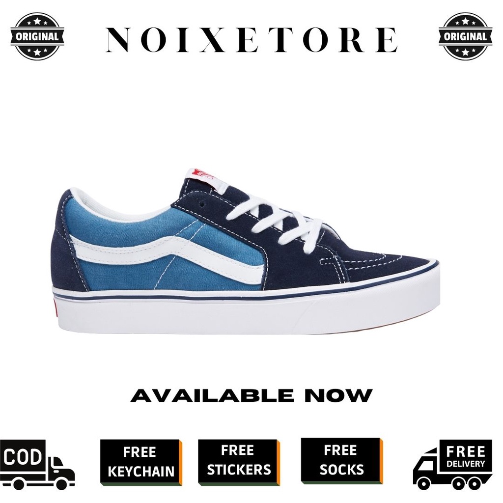 VANS SK8 LOW NAVY WHITE 100% ORIGINAL BNIB