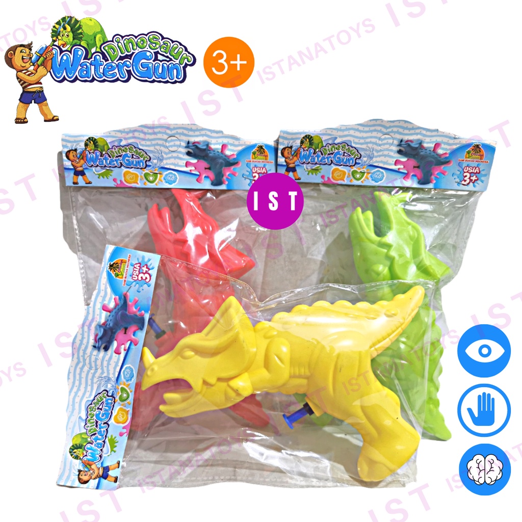 MWN Mainan Water Gun Pistol Air Dinosaur OCT8168