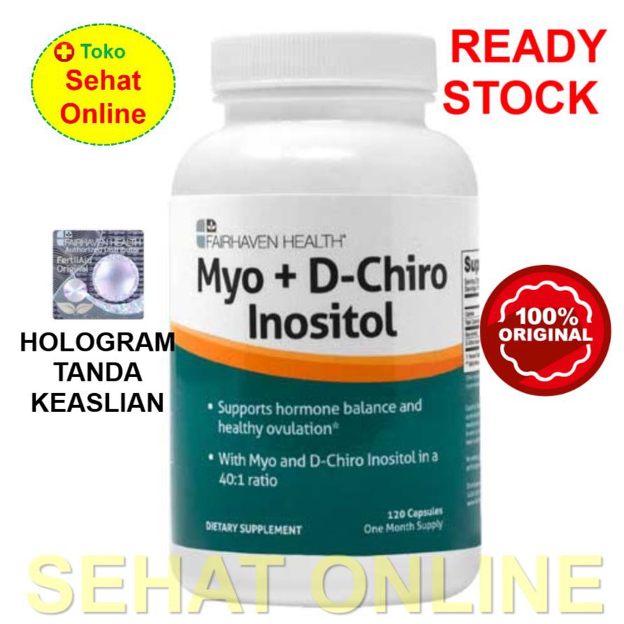 Fairhaven Health Myo D-Chiro Inositol - 120 Kapsul