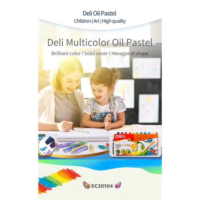 

Deli Crayon/Oil Pastel/Krayon Gambar-12&18&24 dan 36 warna