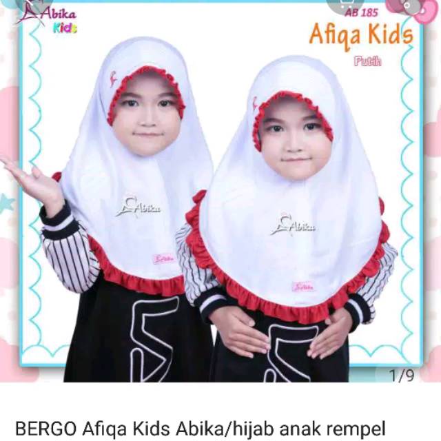 Jilbab abika kids Afiqa kids