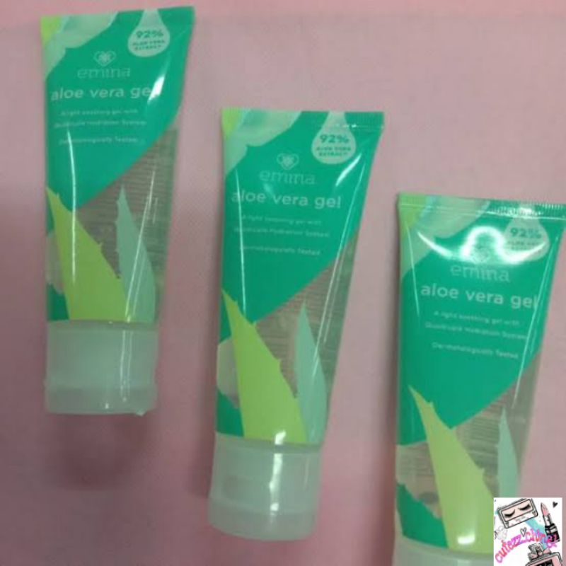 ☃Cutezz_Ching1☃Emina Aloe Vera Gel 60ml - Pelembab