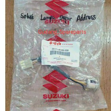 Soket Lampu ASLI SGP Motor Suzuki Address