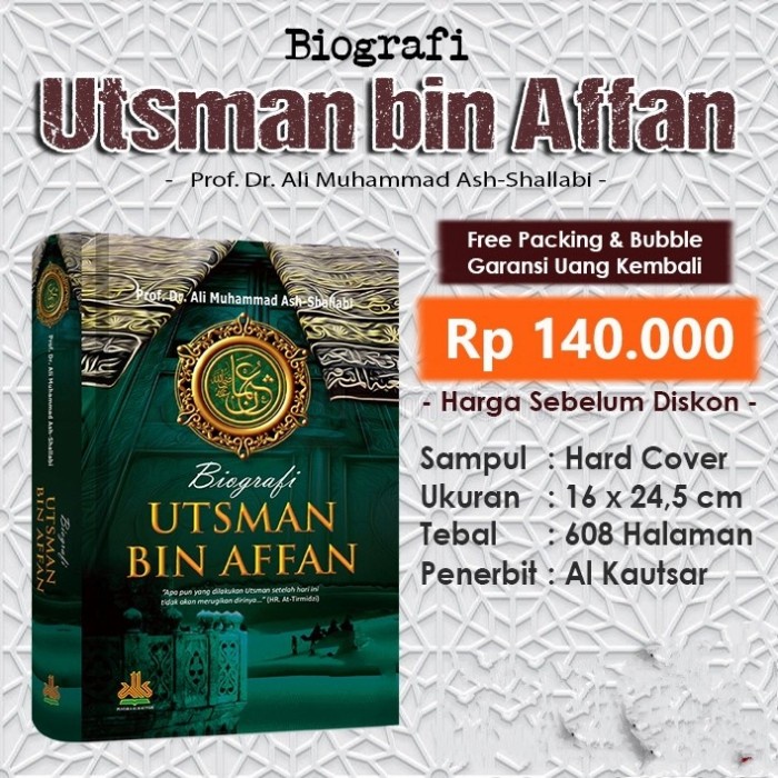 

DISKON SPESIAL BIOGRAFI KHALIFAH UTSMAN USTMAN USMAN BIN AFFAN ORI MURAH TERBARU