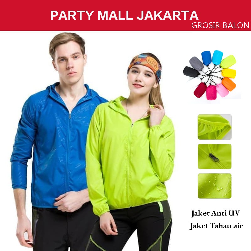 Jaket Hoodie Pelindung UV Anti Air Anti Matahari | Shopee Indonesia