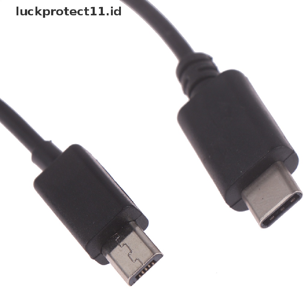 &lt; Luckprotect11.Id &gt; Adapter Splitter Kabel Micro Usb/Type C Ke 2cmatau Otg Female