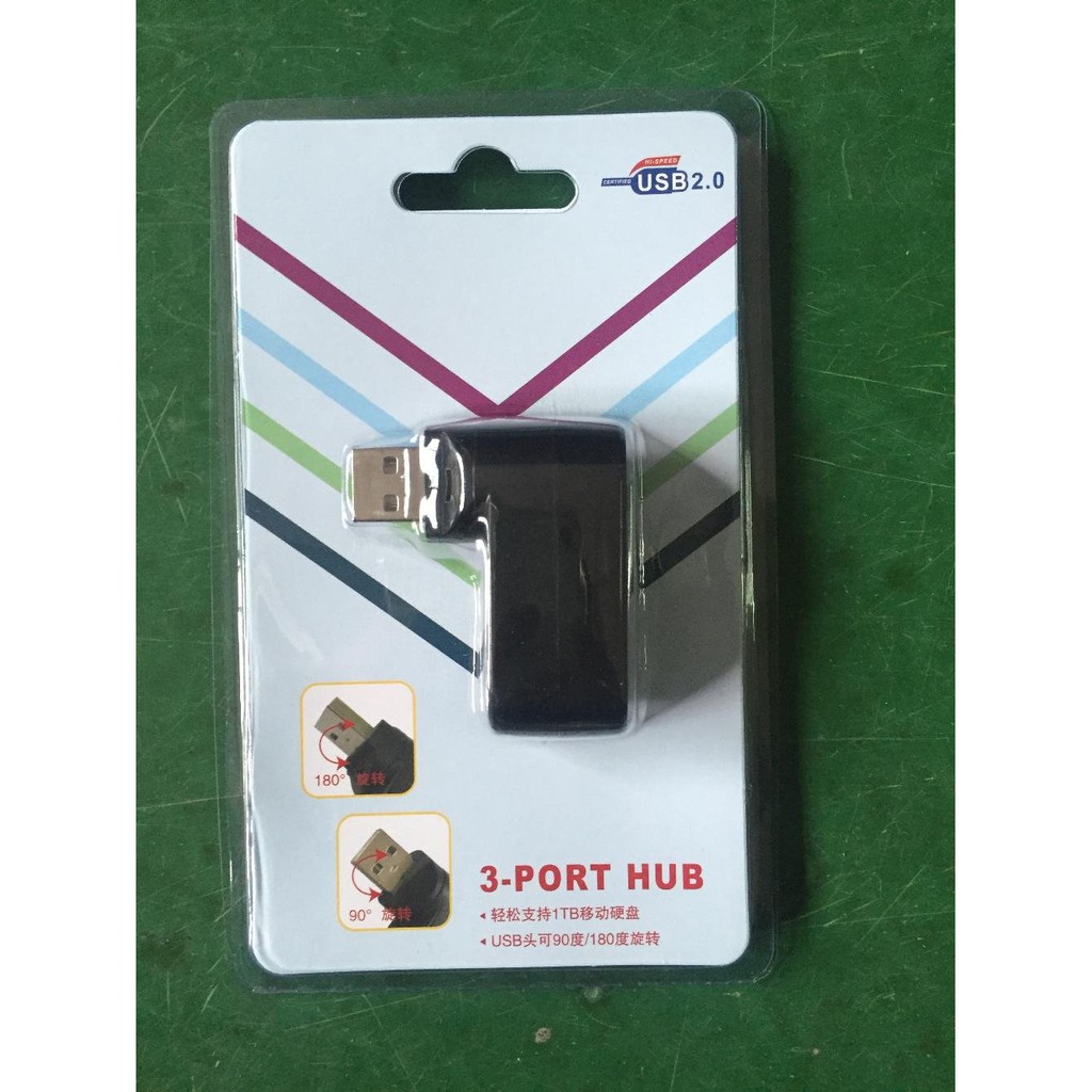 USB HUB 3 PORT ROTASI 180 DERAJAT HI SPEED