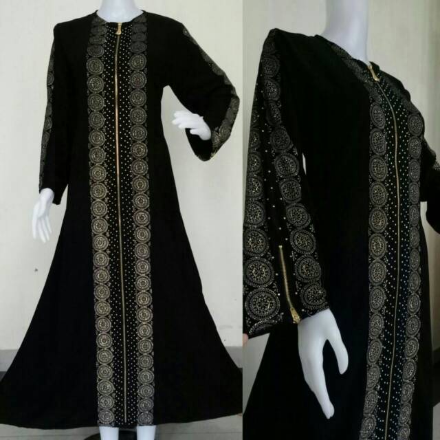 Abaya bludru 01