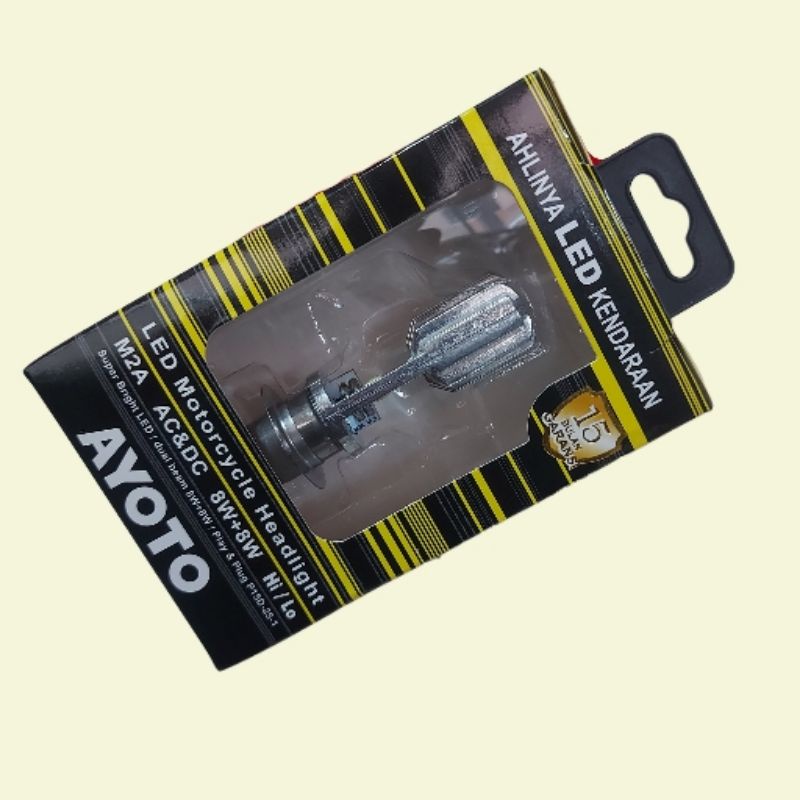 LAMPU DEPAN MOTOR LED AYOTO H6 AC DC MOTOR MATIC BEBEK UNIVERSAL