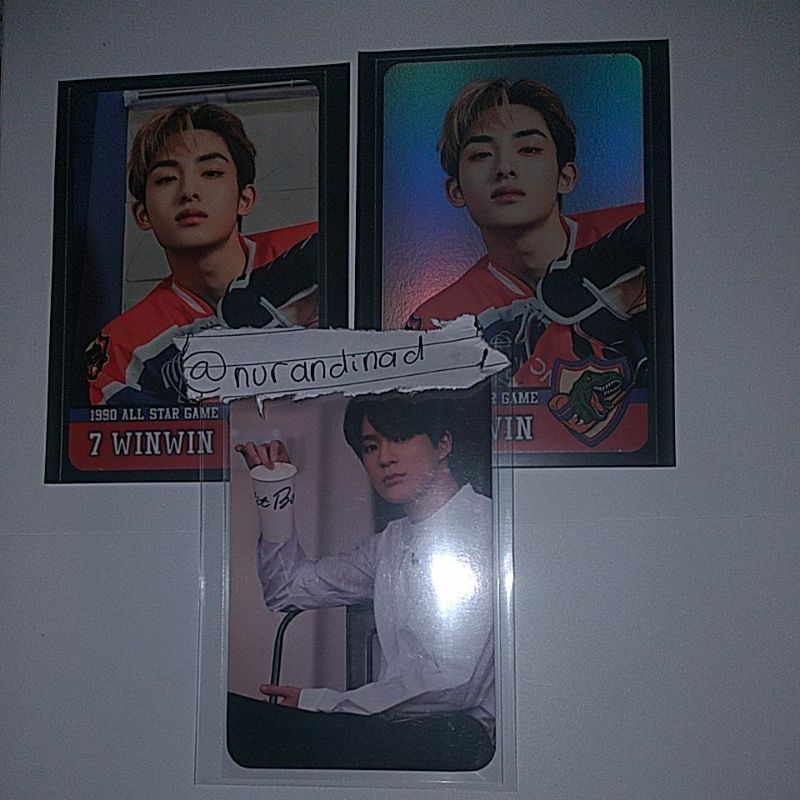 BOOKED | jeno puff barista + winwin trading card 90s love fullset
