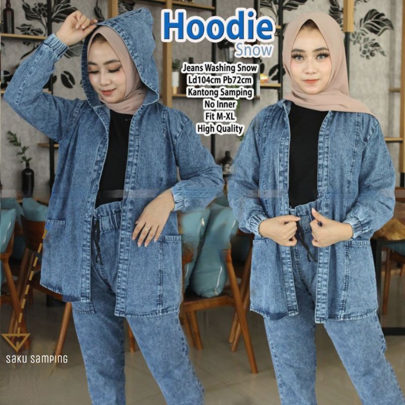 Jaket Jeans Atasan Wanita Terbaru