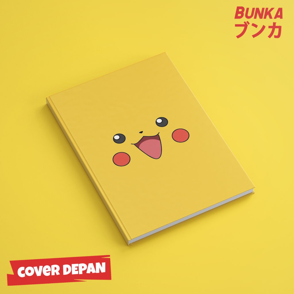 

Notebook Pokemon Pikachu Face Hardcover A5 Buku Tulis Catatan Note Agenda Planner Jurnal