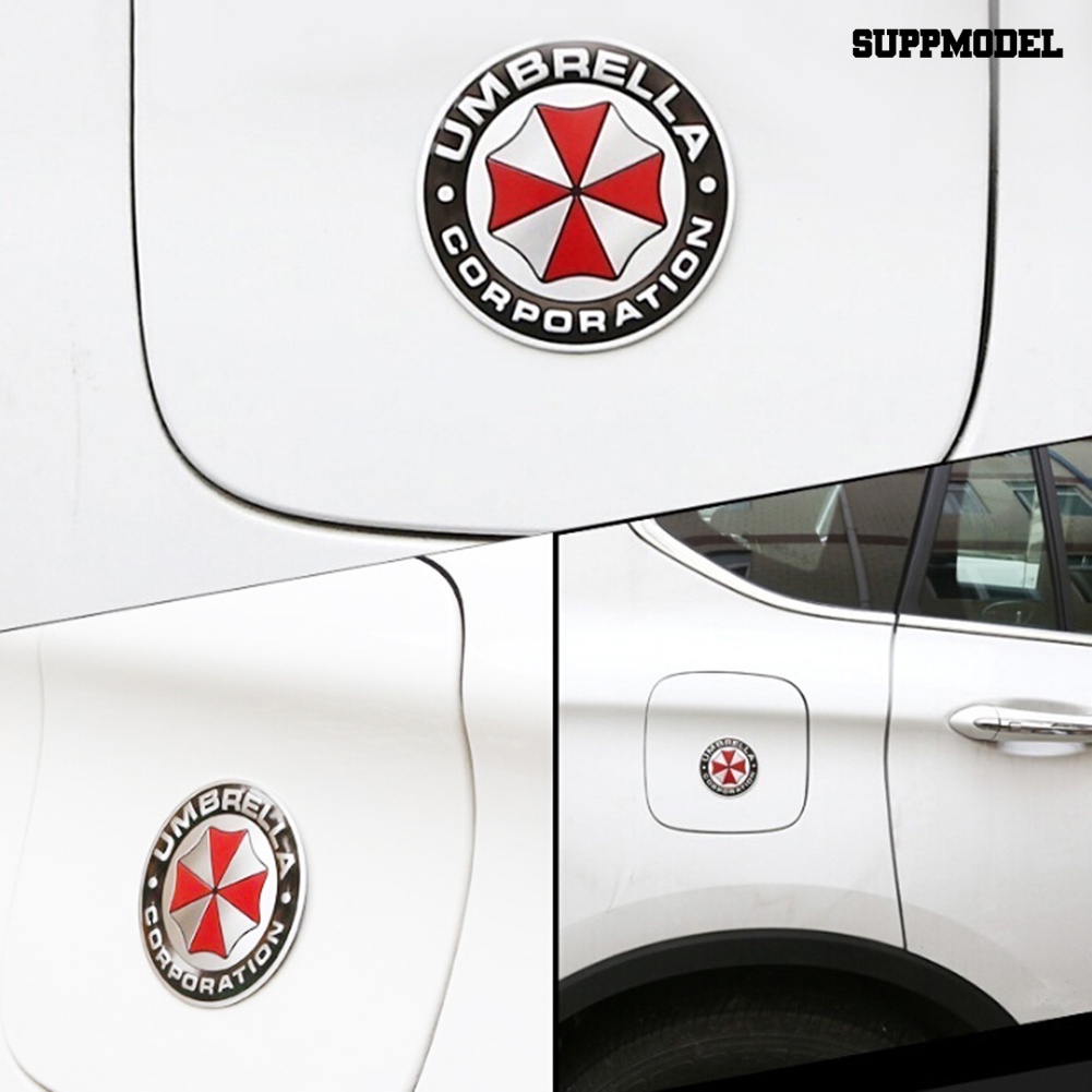 1 / 2Pcs Stiker 3D Bahan Aluminum Alloy Untuk Dekorasi Body / Bumper / Jendela Mobil