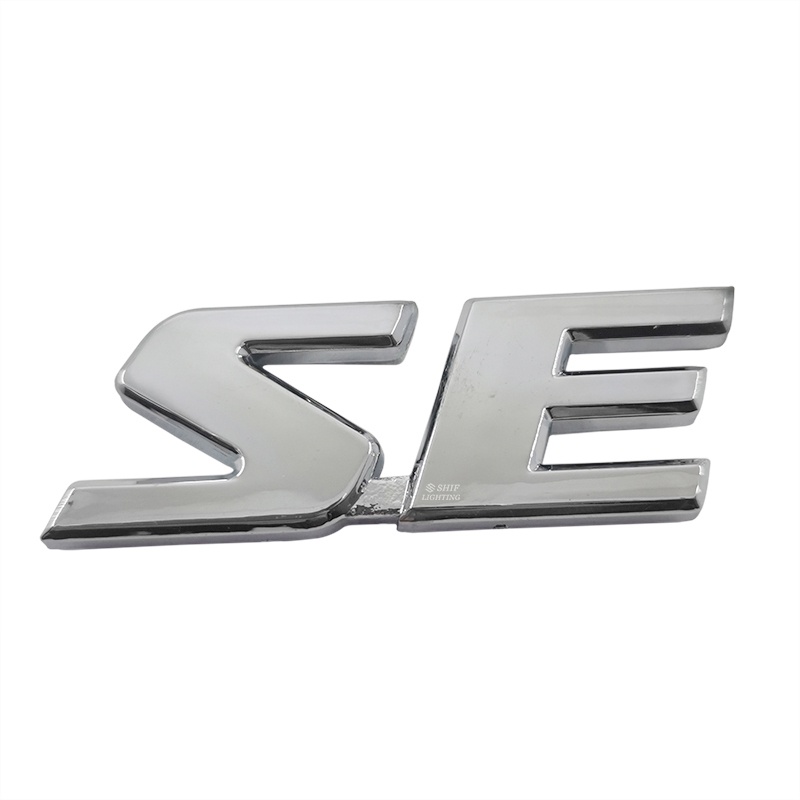 1pc Stiker Emblem Tulisan SE Bahan ABS Untuk Belakang Mobil Toyota Sienna SE