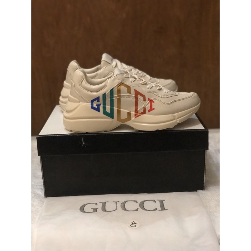 Sepatu Gucci Rhyton Glitter Premium Quality