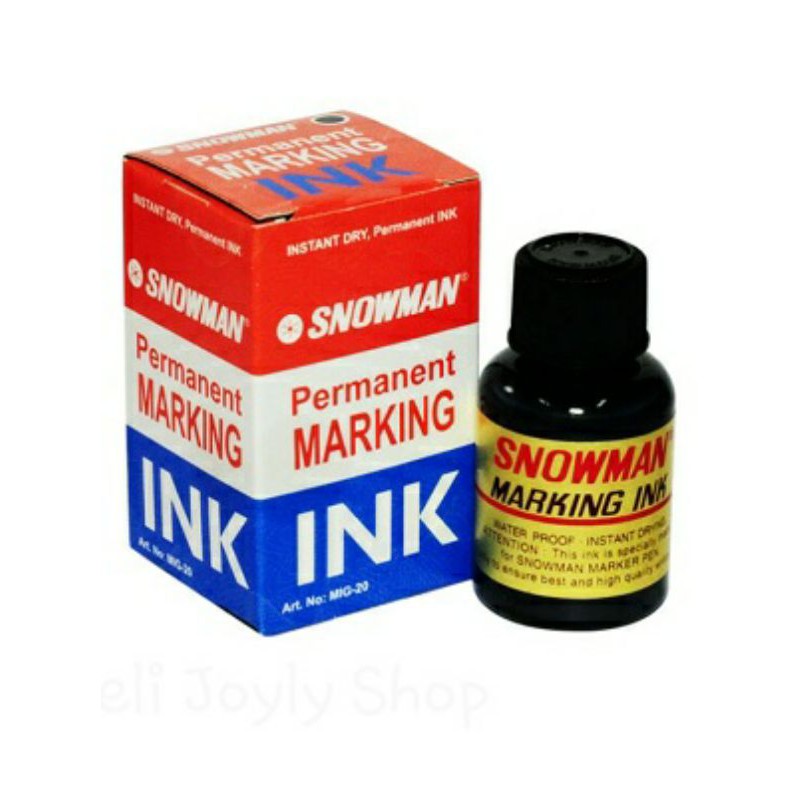 

Tinta Snowman Permanent marking(minimal order 30.000 mix)
