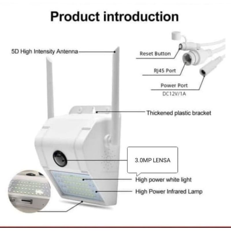 IP CAM WIFI CAMERA WIRELESS OUTDOOR FULL HD 1080P