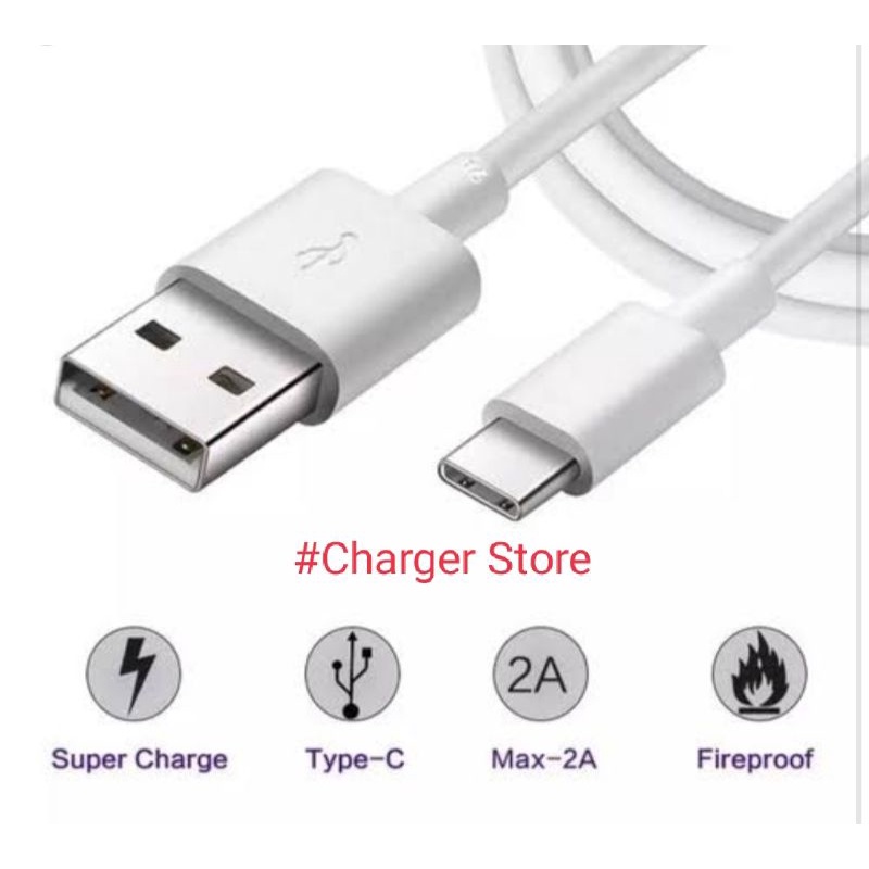 Kabel Data Charger Hp Infinix Original 100% USB Type C - Tipe C Support Fast Charging