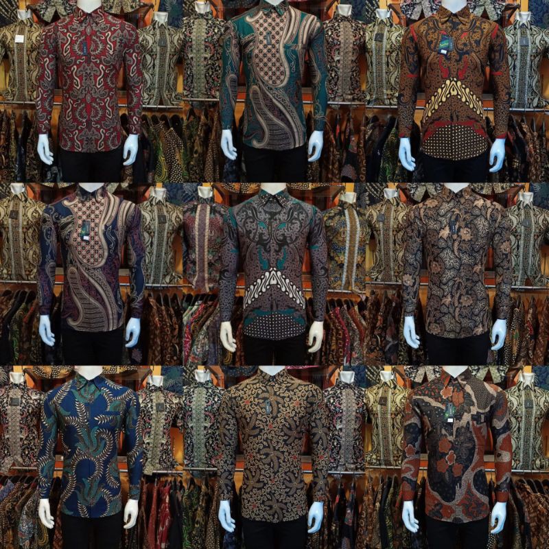 Grosir Kemeja Batik Slimfit Traditional Butik Top Brand // Size Standar & Jumbo Dogdo6DSM66ZY0