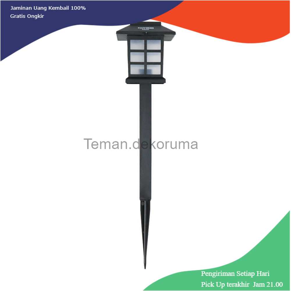 TD-DHA TaffLED Lampu Taman Solar Panel Garden Warm White Light - EM300