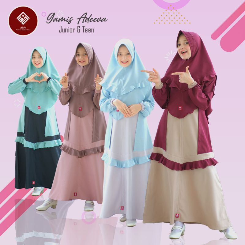 Gamis Couple Ibu Dan Anak Perempuan Adeeva Anv