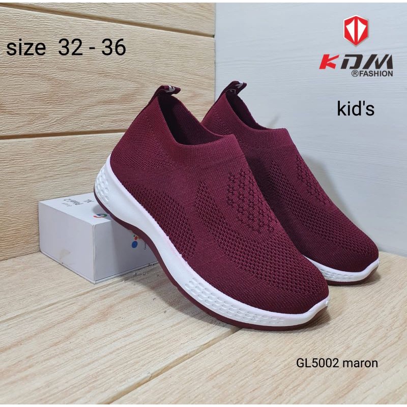 Sepatu Anak Import Sneakers Rajut Size 32-36 Vdm