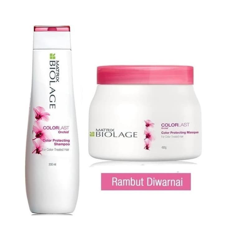 MATRIX Biolage Colorlast Hair Mask - Masker Nutrisi Penghalus Perawatan Rambut Berwarna Diwarnai 500 ml