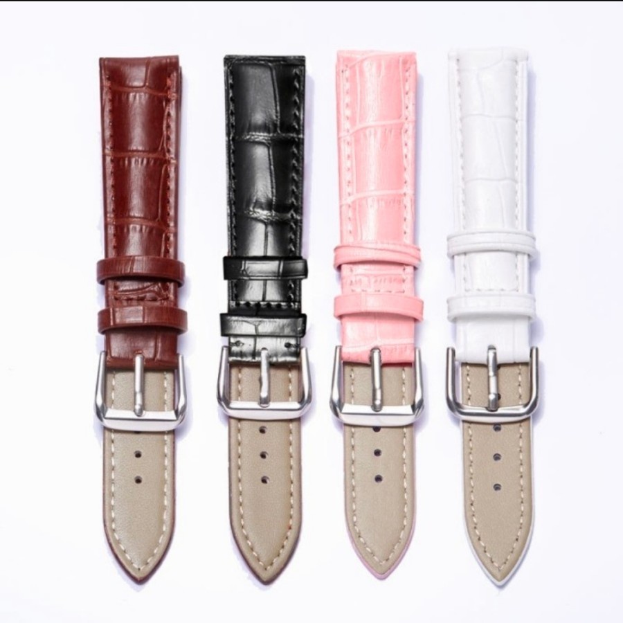 STRAP TALI JAM TANGAN -FOR SAMSUNG GALAXY WATCH 46MM S3 S4 FRONTIER - KULIT STYLE LEATHER CROCODILE 22MM