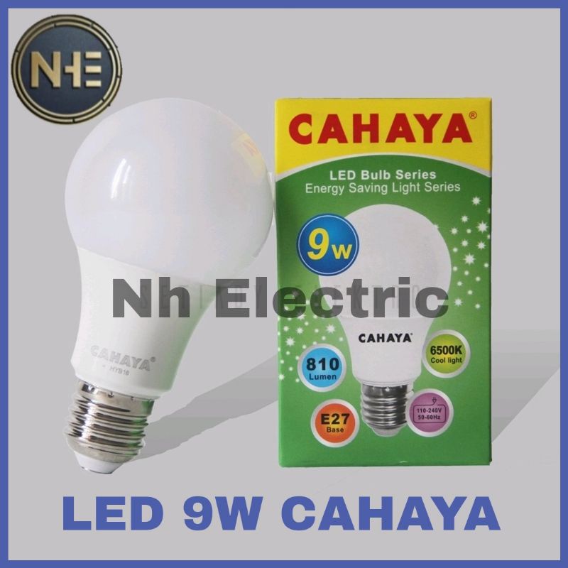 Lampu Led Bohlam Cahaya 9 Watt - Led 9w Cahaya - Led 9W Cahaya