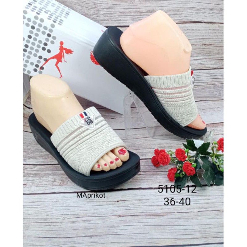 SANDAL WEDGES IMPORT WANITA SOFIYA 5105-12-4