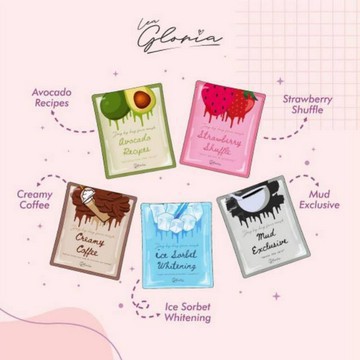 DOMMO - D8078 Masker Organik by LEA Gloria | Masker Bubuk by LEA Gloria Travel Size 10 grm BPOM