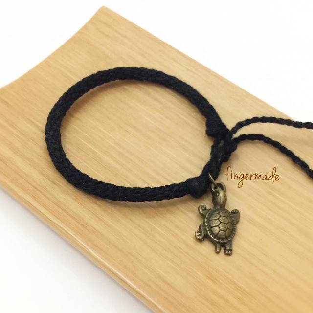 Fingermade Gelang Kumihimo Tortoise Kura Kura