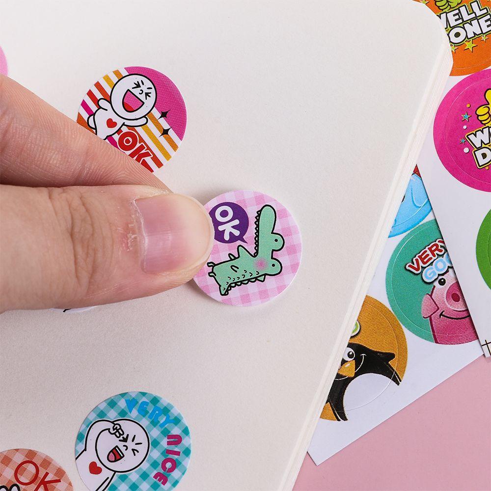 Preva 240pcs Stiker Hadiah Anak Ibu Guru Penghargaan Mainan Klasik Label Puji