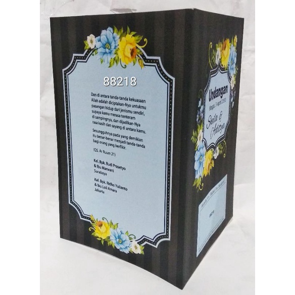 Undangan Pernikahan Blangko Undangan Erba 88218