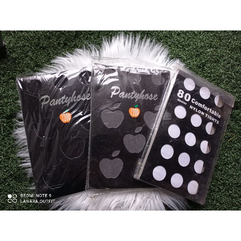 Pantyhose apple / stocking apple /stoking hitam /stoking abu abu / stoking putih