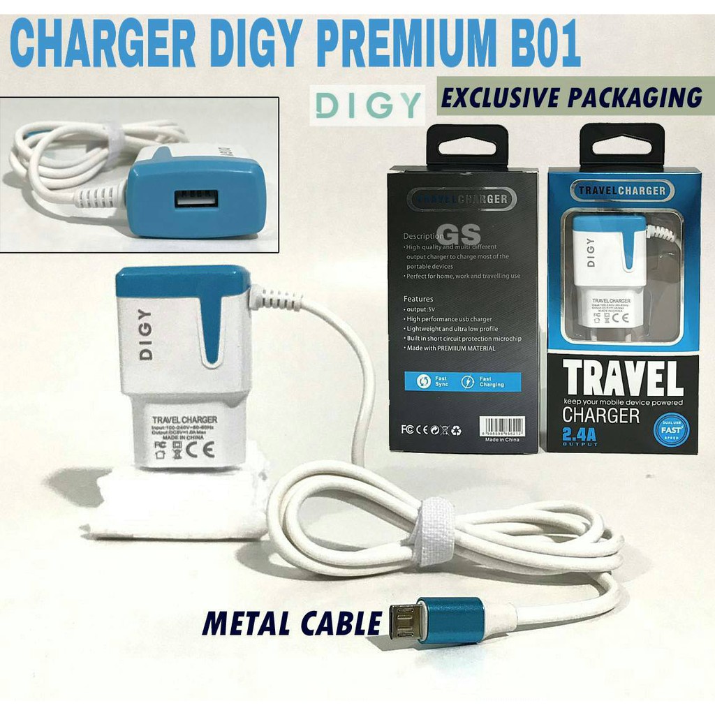 Charger Diggy Premium B01 For Android Micro